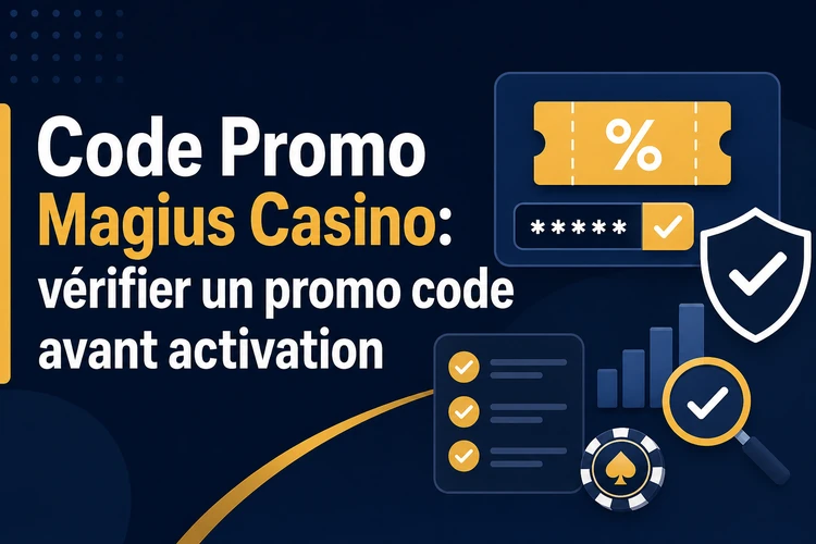 Code Promo Magius Casino: vérifier un promo code avant activation