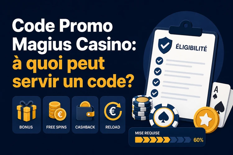 Code Promo Magius Casino: à quoi peut servir un code?