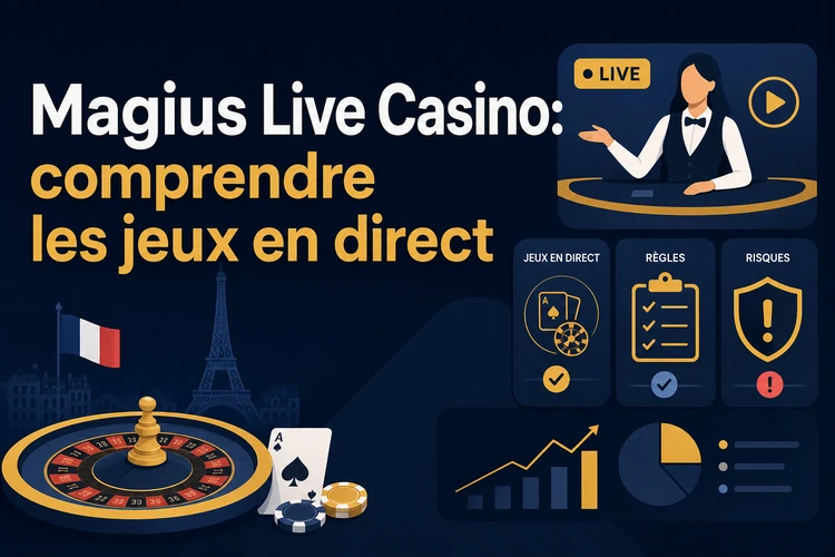 Magius Live Casino: comprendre les jeux en direct, règles et risques
