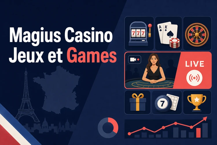 Magius Casino Jeux et Games: place du live dans le catalogue